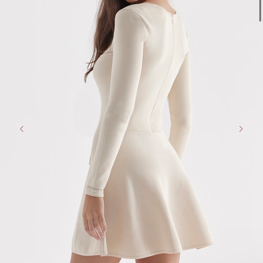 House of CB Caprice Cream Lace dress - Picture 5 of 14